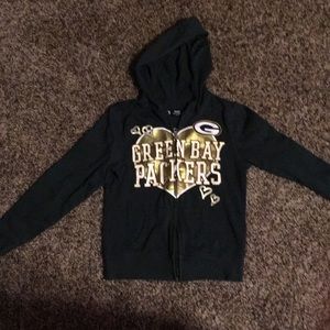 NFL by Justice Green Bay Packers hoodie, sz 8/10